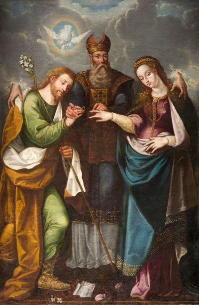 The Marriage of the Virgin, 1668 by Pedro Ramirez